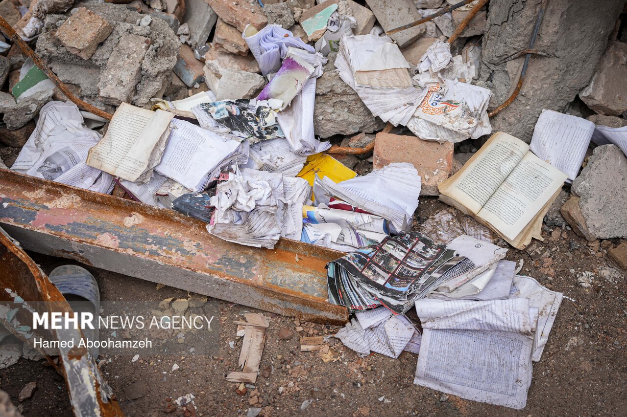 Destruction of Najmieh Cultural Center in US-Israel attack