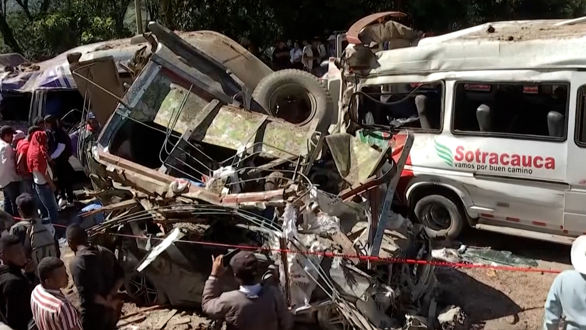 An explosive device detonated on a passenger bus in southwestern Colombia on 26 April 2026, killing 13 people and injuring 38 — the latest in a long line of attacks that have kept rural communities in the country's periphery under persisten