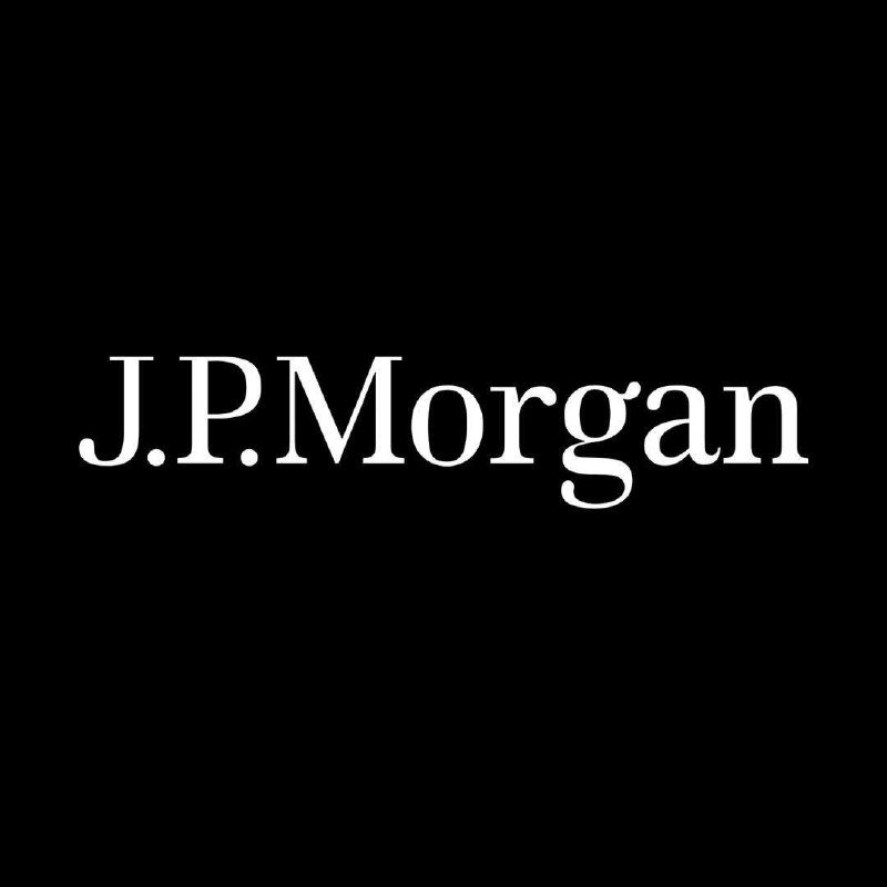 White serif "J.P.Morgan" text centered on a solid black background, serving as a corporate logo graphic.