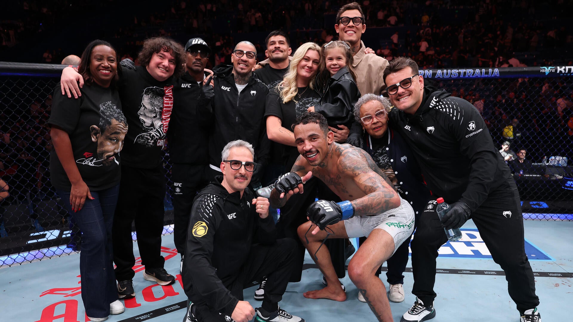 Carlos Prates delivered a clinical performance to end Jack Della Maddalena's 15-fight unbeaten run in front of a hostile Perth crowd, calling out Islam Makhachev or Ian Garry in his post-fight interview.