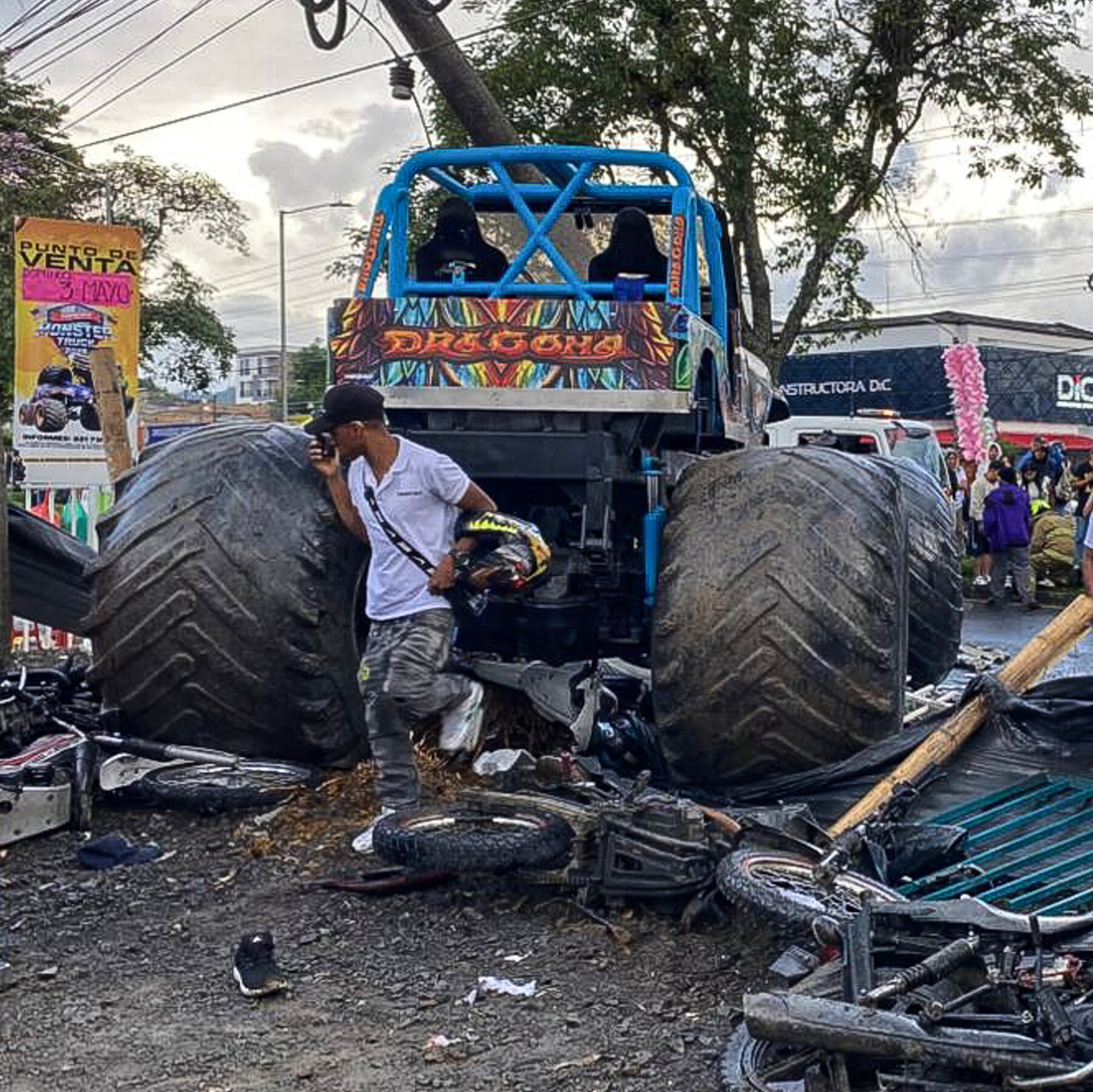 A vehicle plowed into a crowd at an exhibition in Popayan, southwestern Colombia, on 4 May 2026, killing two people and injuring at least 37 others in an incident officials quickly classified as accidental.