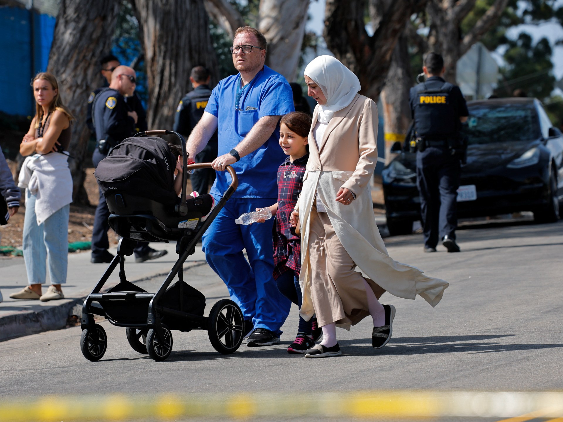 Three adults are dead after a shooting at the Islamic Center of San Diego on May 18, 2026.