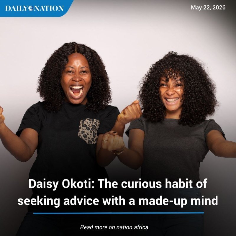 Two smiling women with curly hair pose joyfully against a plain background in a Daily Nation graphic dated May 22, 2026.