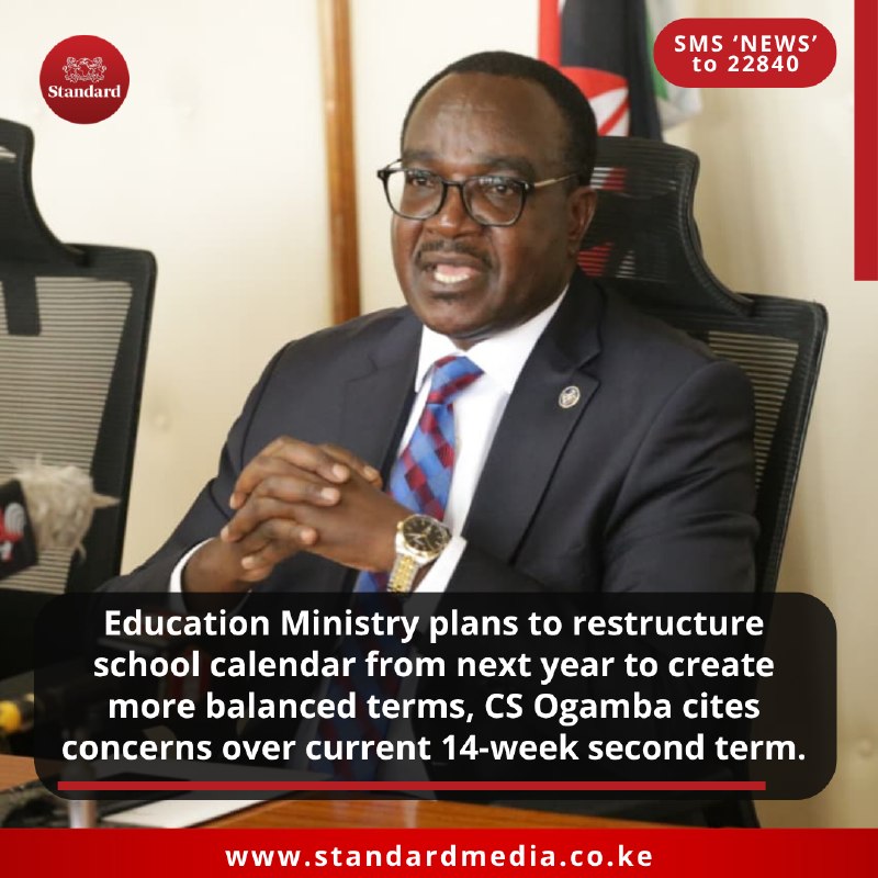 A classroom in session in Kenya, where the Education Ministry is preparing a multi-year restructuring of the school calendar.