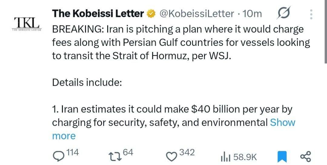 Tehran's deputy foreign minister has tied any 60-day negotiation window to US compliance on ending the war, lifting the blockade, and paying reparations.