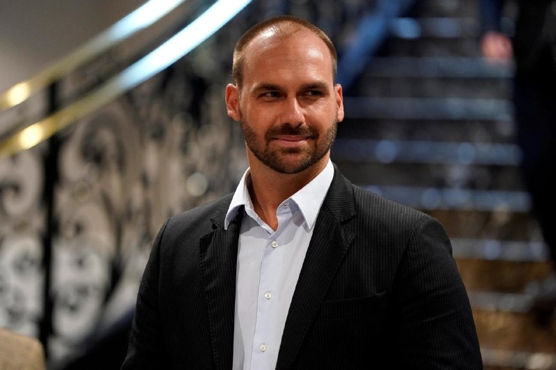 A panel of justices at Brazil's Supreme Federal Tribunal in Brasilia has convicted Eduardo Bolsonaro of lobbying Washington to sanction his father's judges.