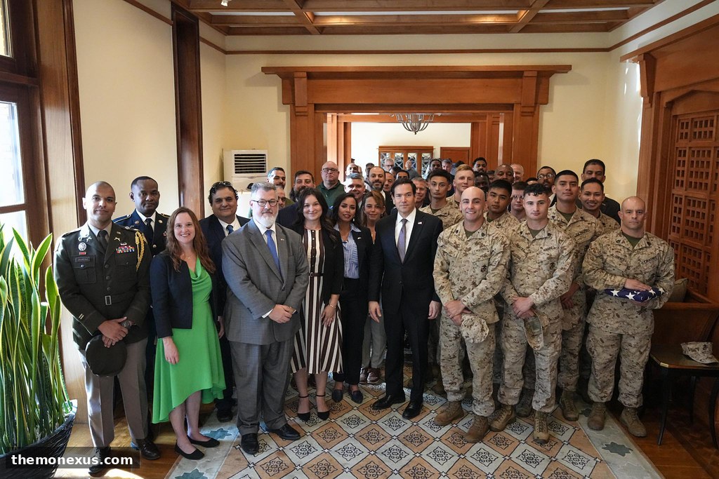 Secretary Rubio Has Meet and Greet with Embassy Kuwait City