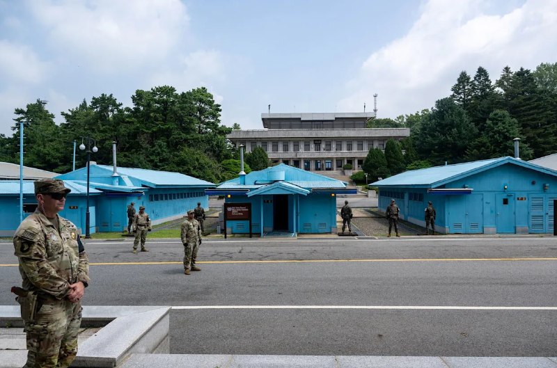 File photograph of the inter-Korean Demilitarized Zone, a 250-kilometre buffer of minefields and guard posts bisecting the Korean Peninsula.