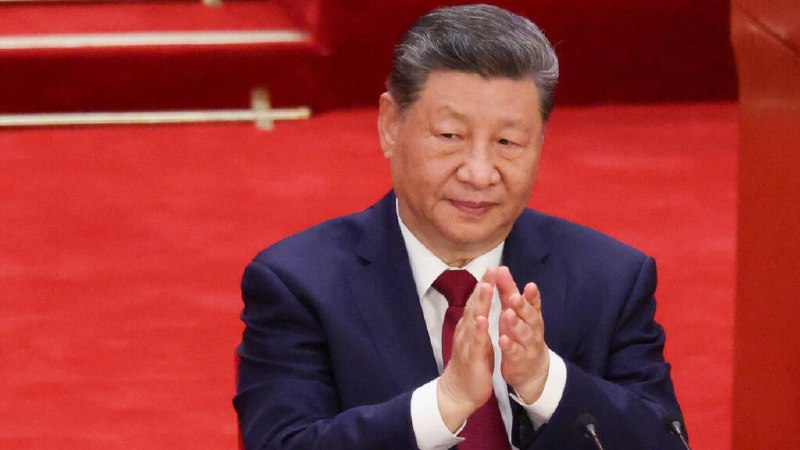 President Xi Jinping delivers a speech marking the 105th anniversary of the founding of the People's Liberation Army, in Beijing on 1 July 2026.