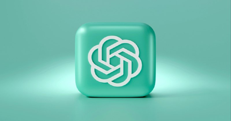 A digital illustration shows a glossy teal app icon featuring a white interlocking circular logo design against a matching teal background.