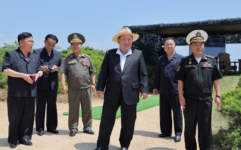 Kim Jong Un observes a strategic cruise missile test launched from a North Korean naval destroyer on 5 July 2026.
