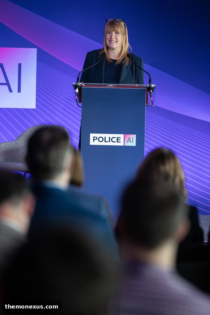 Policing Minister Sarah Jones speaks at Police AI launch event