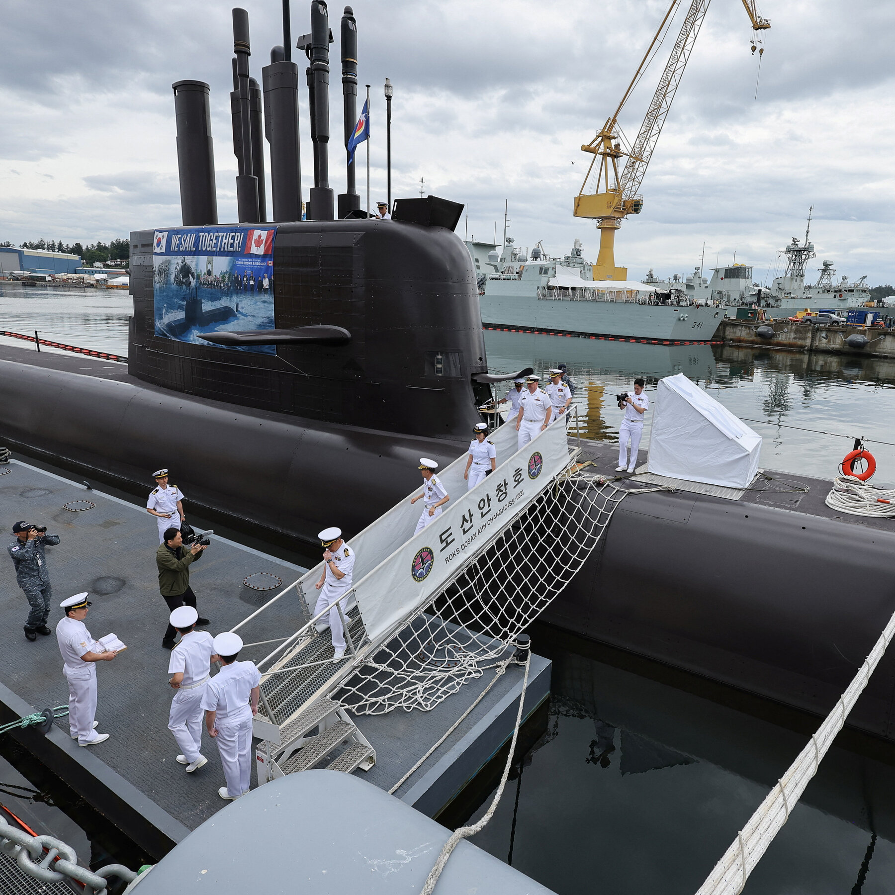 A Type 212CD-class submarine during sea trials off the German coast, June 2026.