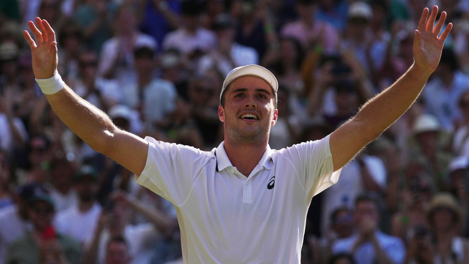A British wildcard who started the week ranked outside the top 150 is now two wins from a Wimbledon final.