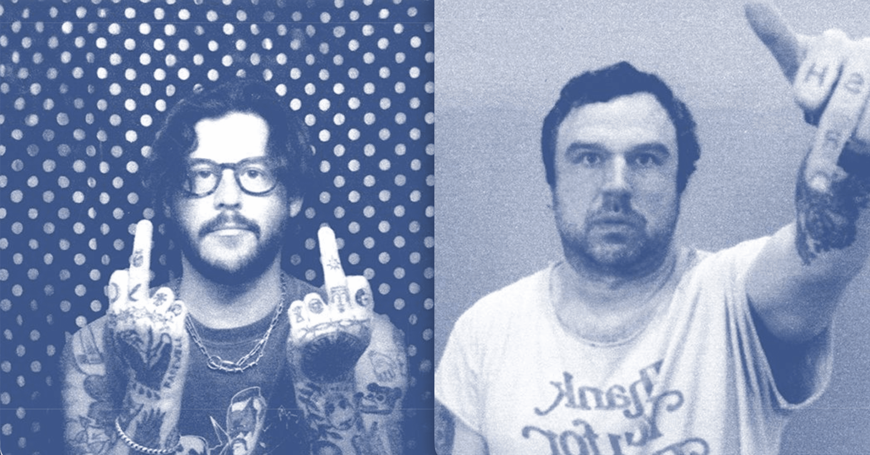 Nathan Williams and Max Bemis open a joint LP with a stop-motion video that treats a long-running joke as a release strategy.