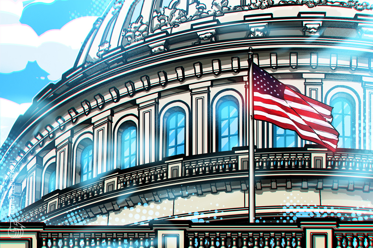 The US Capitol, where the Senate Banking Committee version of the CLARITY Act awaits a floor vote.