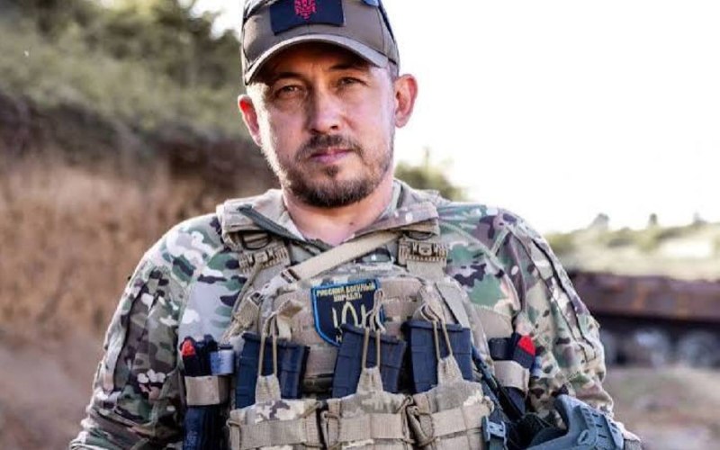 First published image of Stanislav Luchanov, the detained commander of the 155th Mechanised Brigade, circulated by Telegram channels on 13 July 2026.