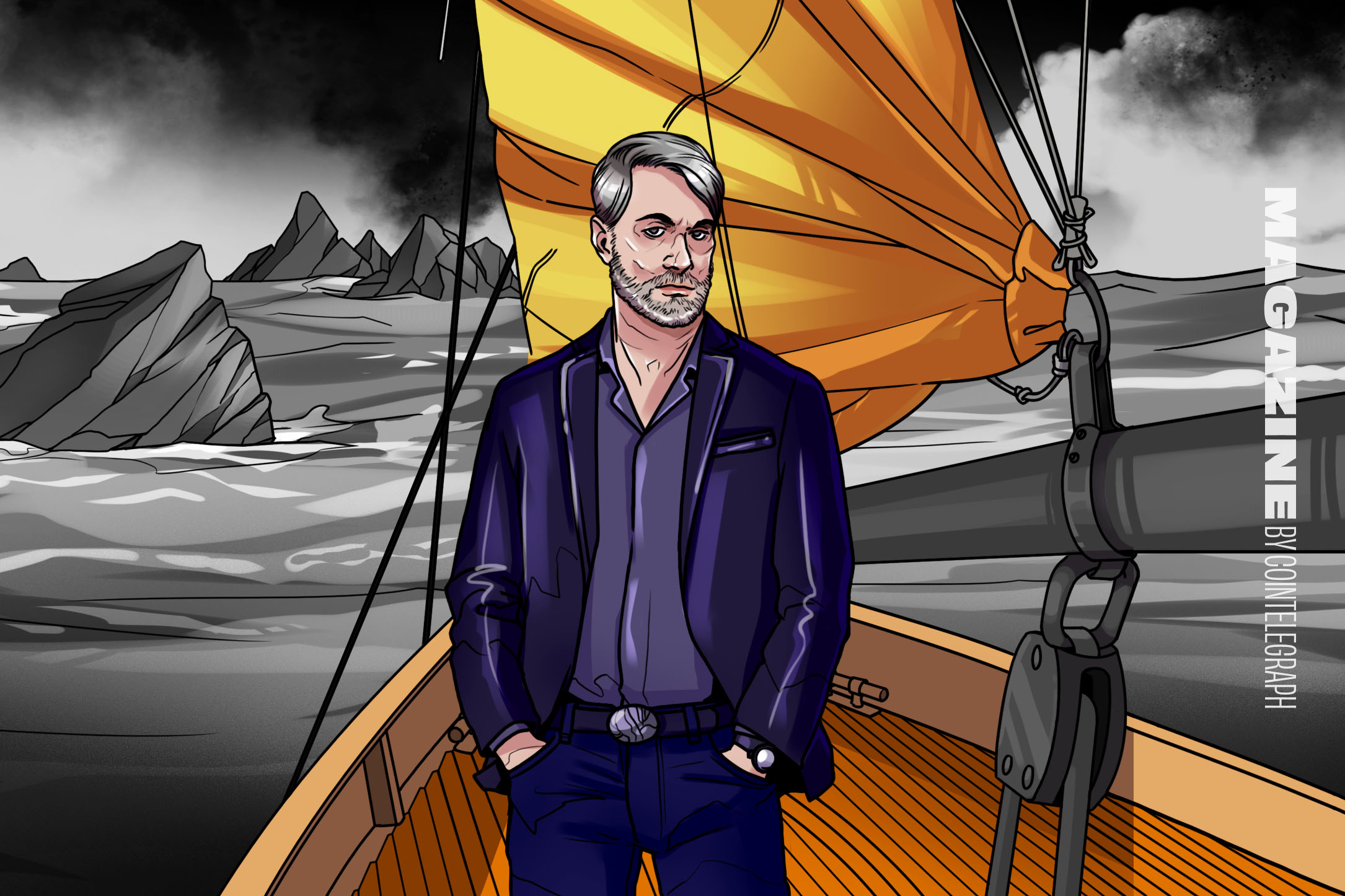 Cover image for Cointelegraph Magazine's feature on Michael Saylor's pivot from MicroStrategy's dot-com collapse to bitcoin treasury leadership.