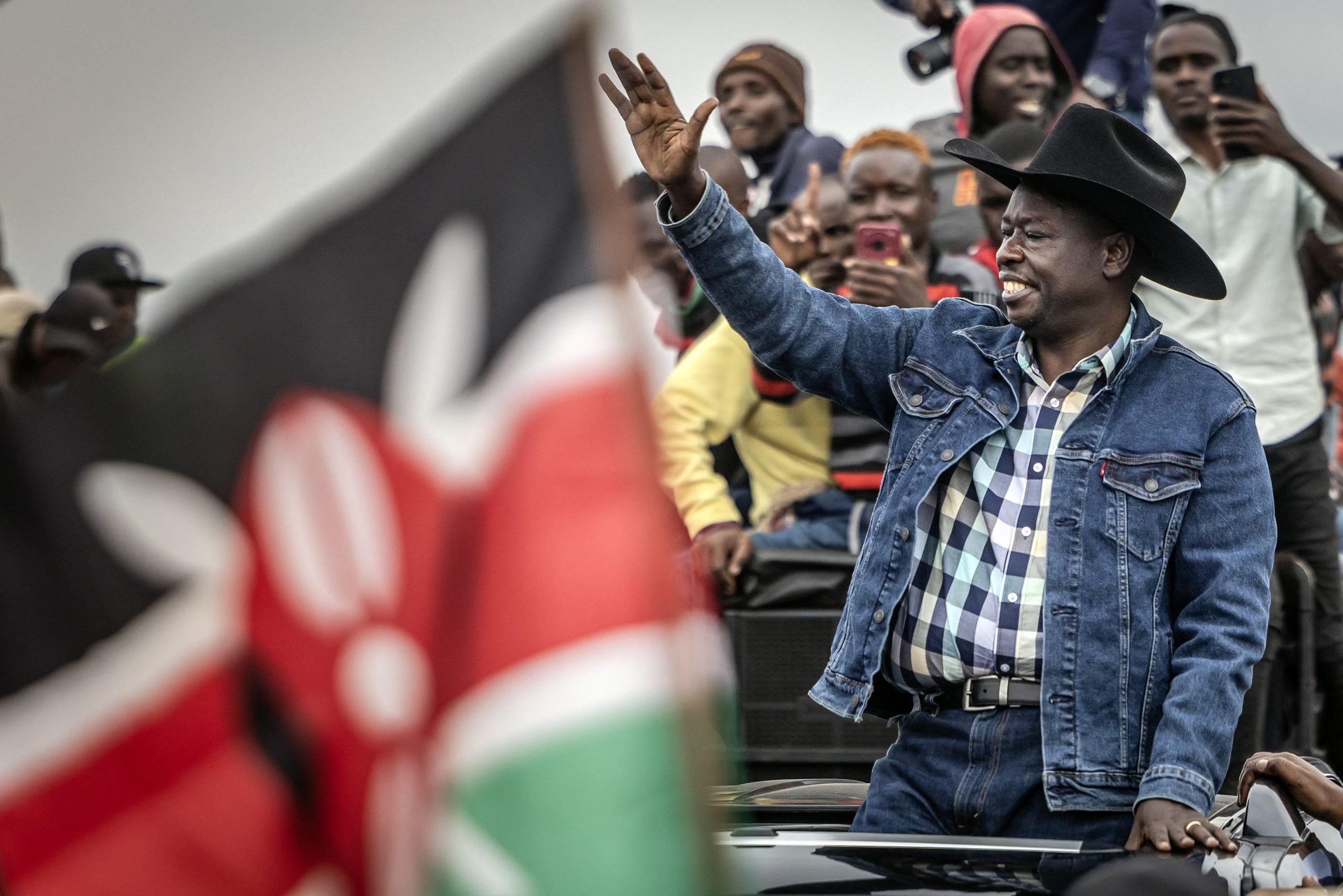 With ballots 14 months away, Kenya's political class is showering rallies with cash and cheap hired muscle, while police look away and a global index flags the country as the world's second-most at-risk major democracy for electoral violenc