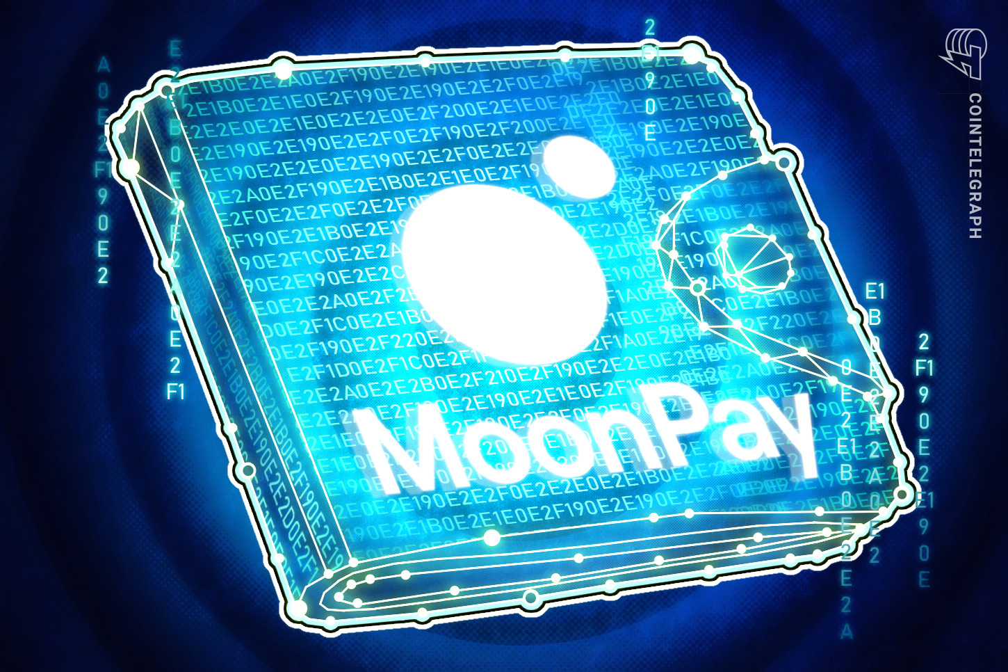 A MoonPay digital wallet display, used in Cointelegraph file imagery.