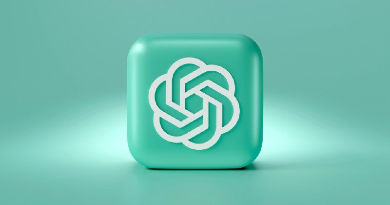 A green 3D app icon featuring a white interlocking circular knot design sits centered on a matching green background.