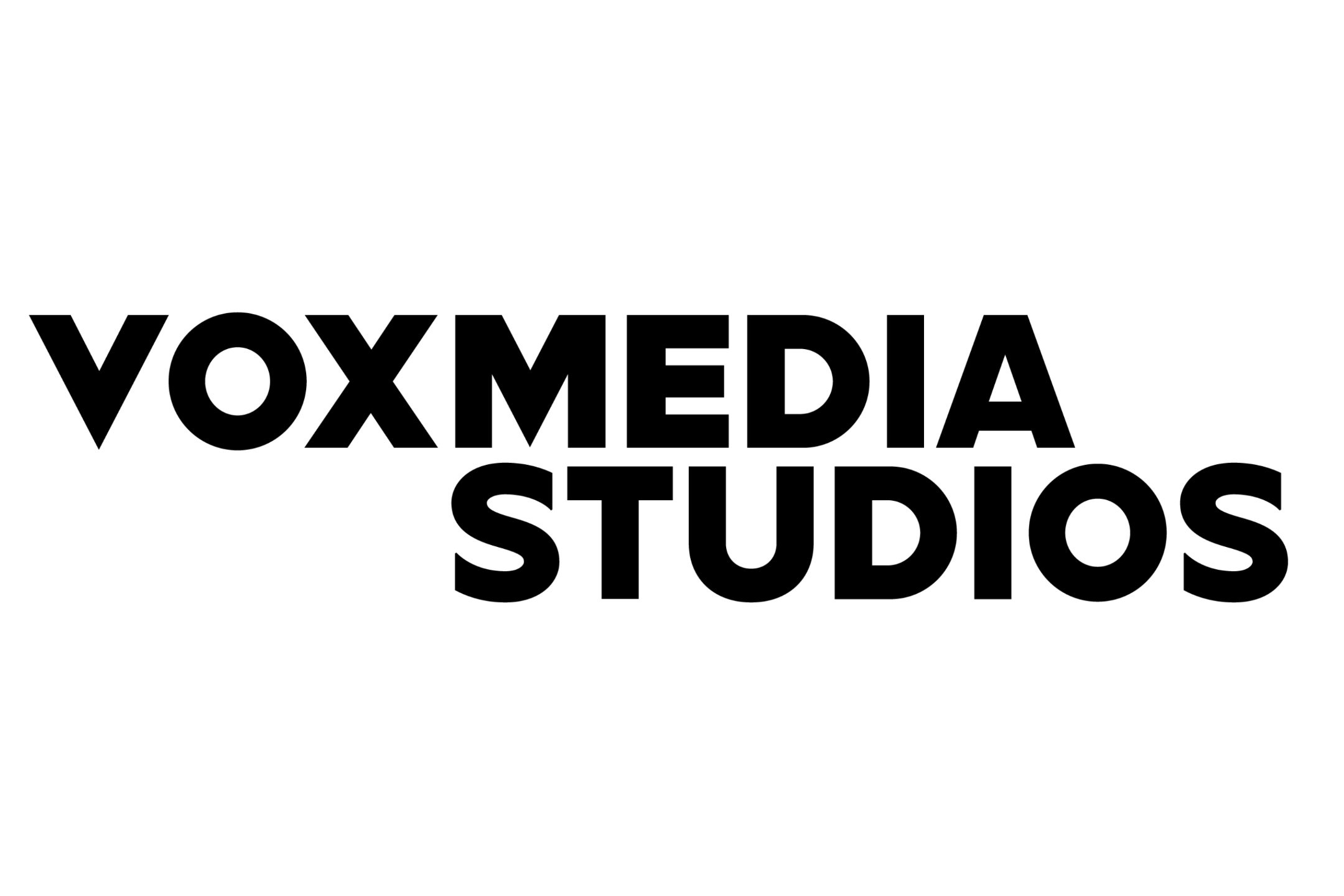 Black text reading "VOX MEDIA STUDIOS" appears on a white background.