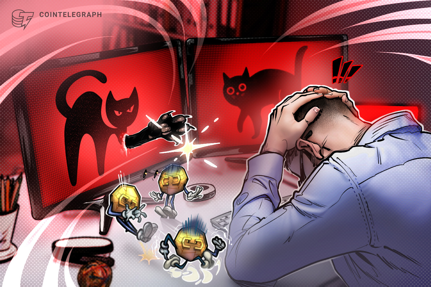 File illustration of ransomware infrastructure targeting crypto wallets.