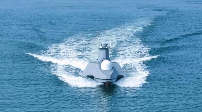 Rybar channel briefing on drone and USV procurement debates in Taipei's parliament, 18 July 2026.