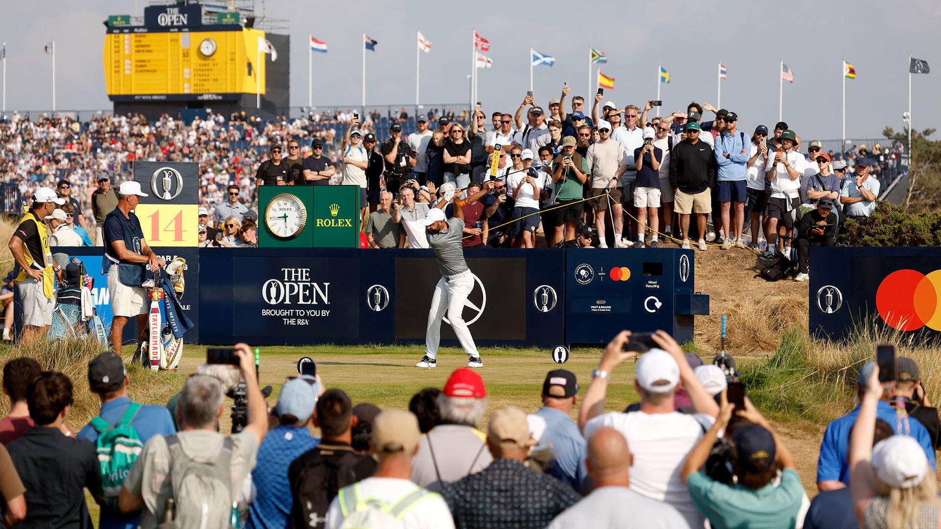A two-stroke penalty on the fifth hole at Royal Birkdale has turned a routine Saturday into a referendum on Bryson DeChambeau's integrity, with peers lining up to vouch for him as Sam Burns carries a two-shot lead into the final round.