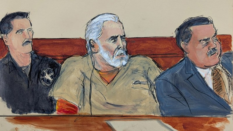 Archival image circulating on Telegram of Ismael "El Mayo" Zambada García following his sentencing in New York on 20 July 2026.