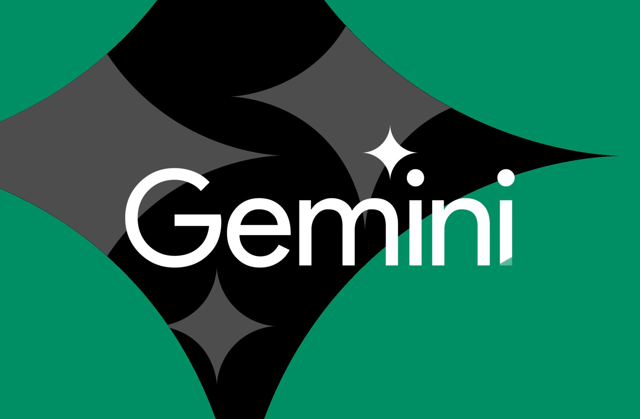 A Google promotional image for the Gemini line of foundation models.