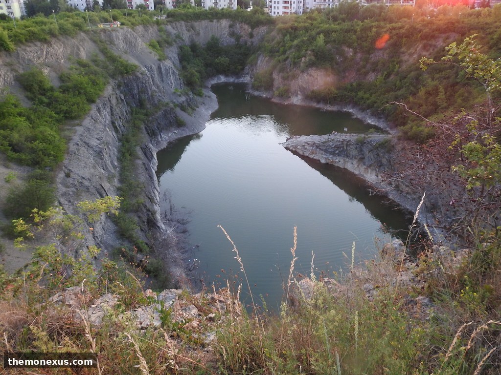 Old quarry lake, Ślichowice