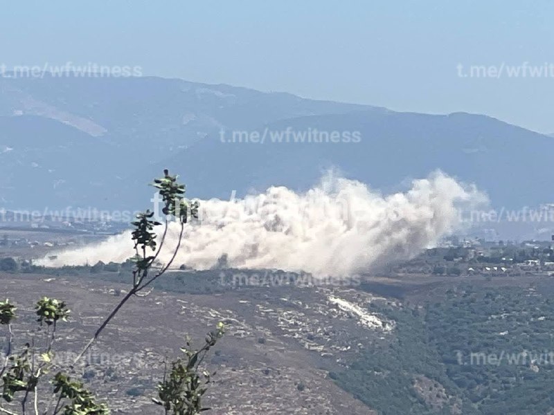 Image circulated on a Lebanese Telegram channel covering southern Lebanon on 28 July 2026.
